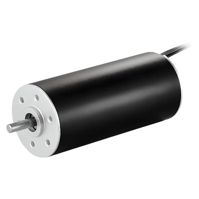 12v 24mm Brushless Slotless Motor Disesuaikan Ironless DC Motor 48W 15398rpm
