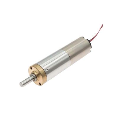 12mm Brush DC Gear Motor Slotless 24V 400mNm 3343RPM Disesuaikan