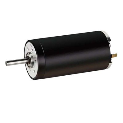 Disesuaikan 35mm Sikat DC Motor Coreless 92 Watt 4640rpm 12V Efisiensi Tinggi