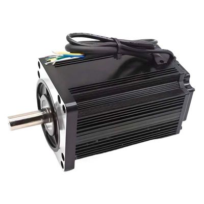 180mm PMDC Brushless Motor 5000W 24V 48V 96V 3000RPM 50N.M Disesuaikan