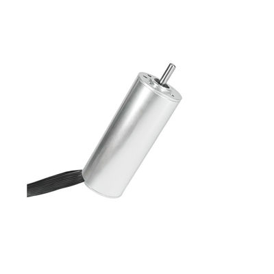 24mm Ironless DC Motor 12V 40W 14150rpm Disesuaikan untuk Elektronik Portable