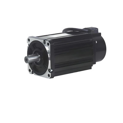 Flange 80mm Brushless Servo Motor Dengan Encoder 3.2N.M 3000rpm 1000W Servo Motor