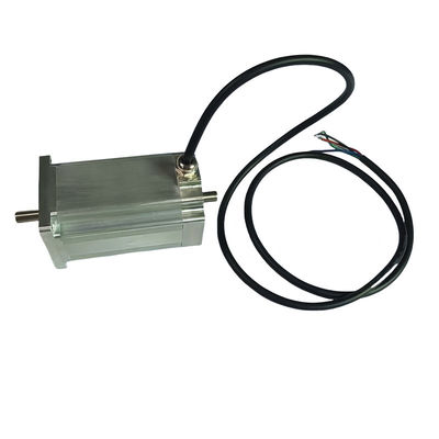 3N.m Nema 24 Stepper Motor IP 67 Grade Double Shaft untuk Sistem Pelacakan Panel Surya