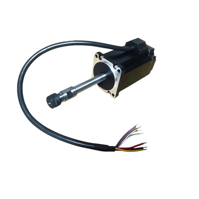 60mm Custom Brushless Motor 250W NEMA 24 BLDC Motor 48V 11000rpm 0.22N.m untuk Mesin CNC Mesin Ukiran