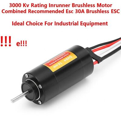 3000 Kv Rating Inrunner Brushless Motor Combined Recommended Esc 30A Brushless ESC Ideal Choice For Industrial Equipment