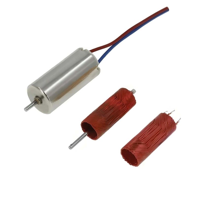 DC High Speed Brushed Motor 8mm 0.3mNm 8620rpm 2.4V Operasi stabil