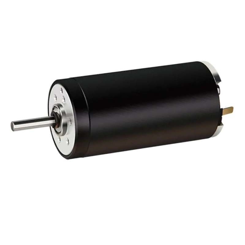 Disesuaikan 35mm Sikat DC Motor Coreless 92 Watt 4640rpm 12V Efisiensi Tinggi