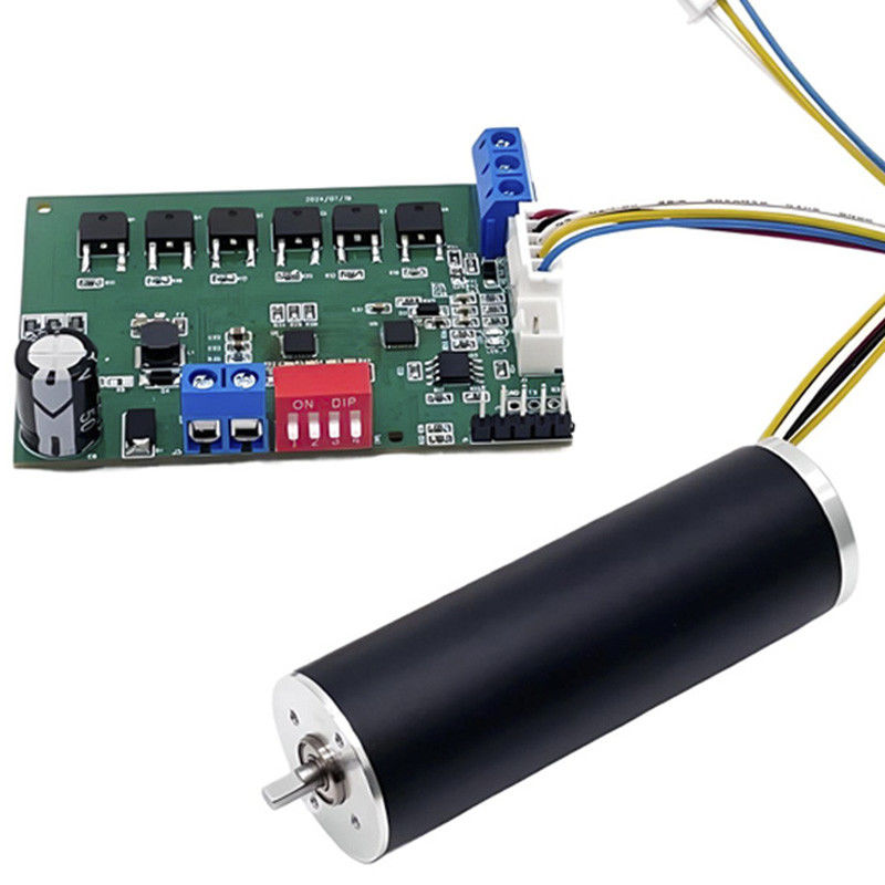 22mm Brushless Coreless Motor Slotless Motor 12V hingga 48V 43W 16360rpm Motor BLDC yang dapat disesuaikan