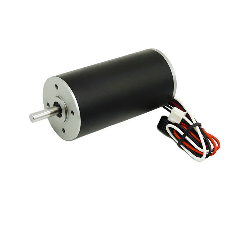 36mm Brushless DC Slotless Motor 12V sampai 48V 84W 8083rpm Cogging Free Motor Disesuaikan