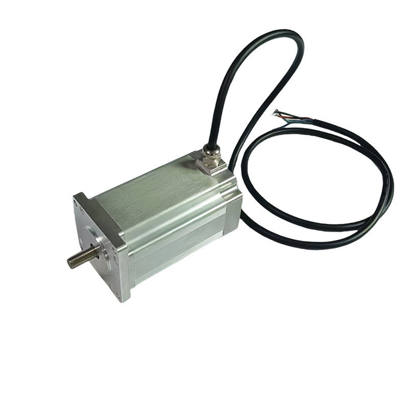 3N.m Nema 24 Stepper Motor IP 67 Grade Double Shaft untuk Sistem Pelacakan Panel Surya
